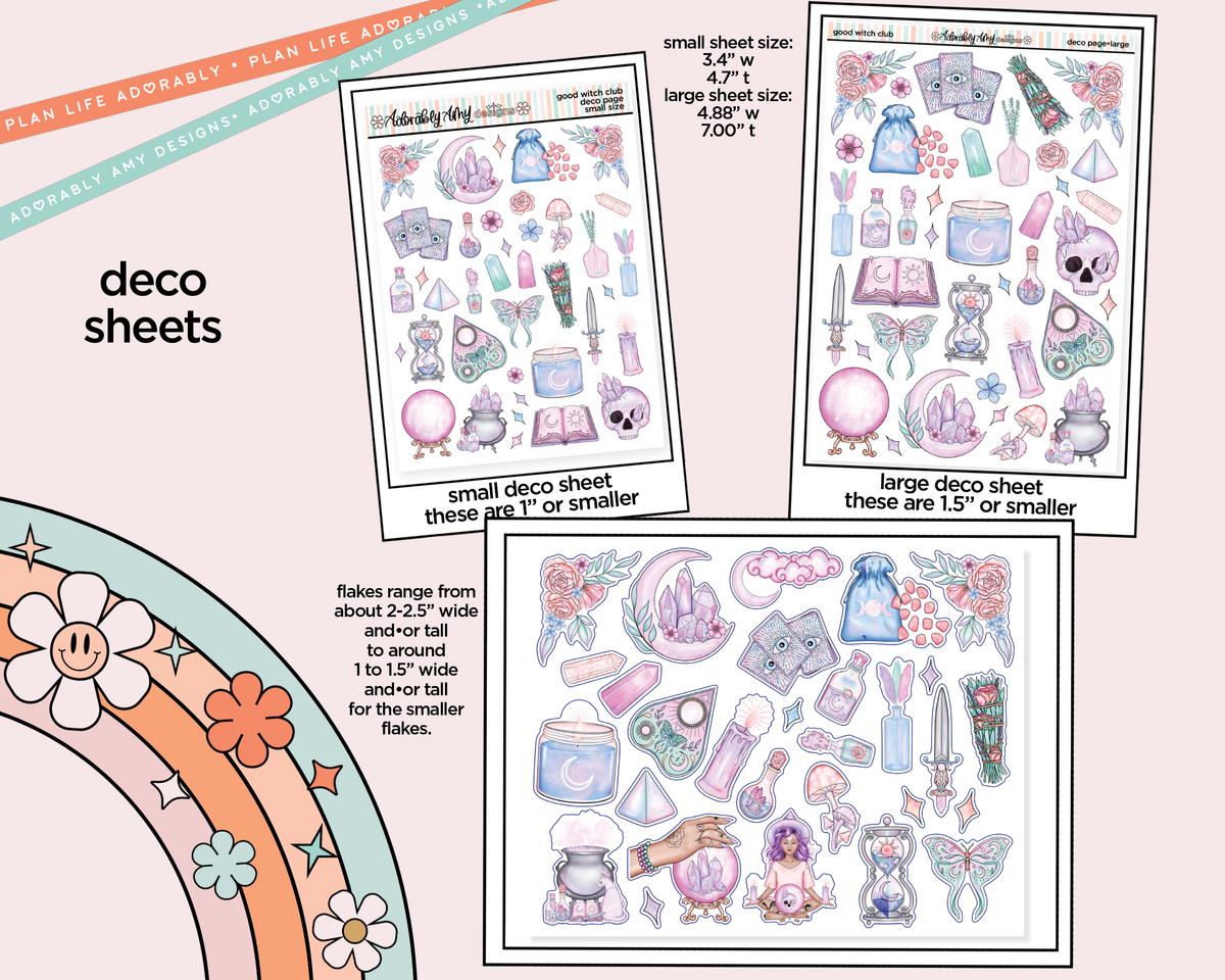 Good Witch Club Weekly Kit Deco Pages - All Sizes