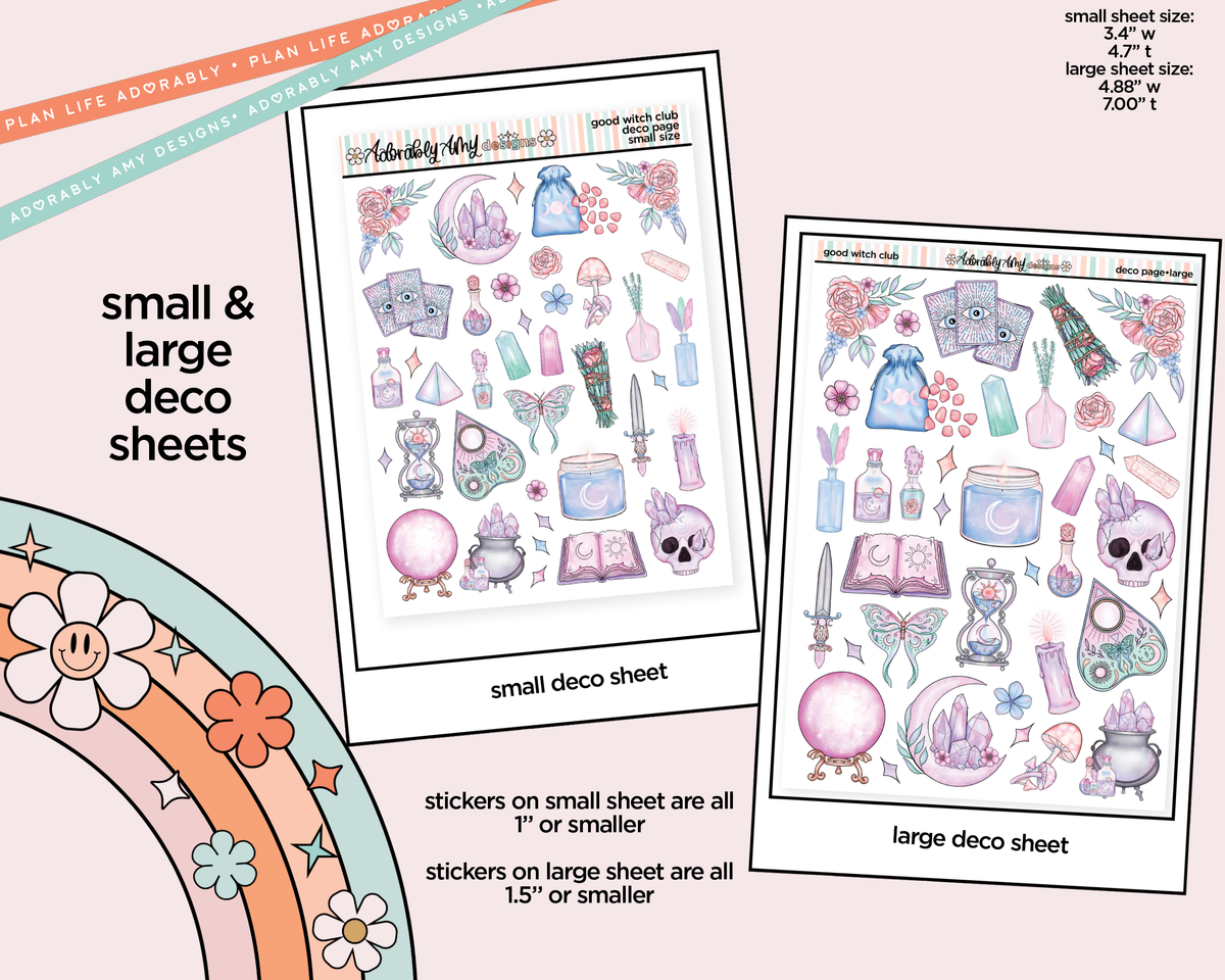 Good Witch Club Weekly Kit Deco Pages - All Sizes