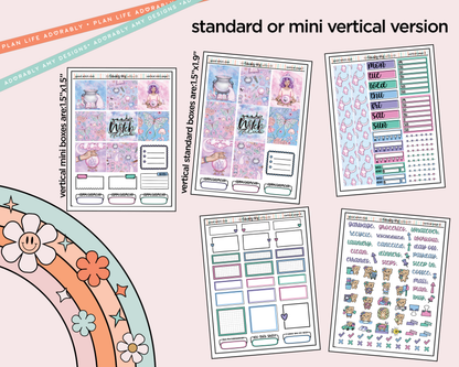 Vertical Good Witch Club Collection Kit for Vertical Standard Size Planners or Insert