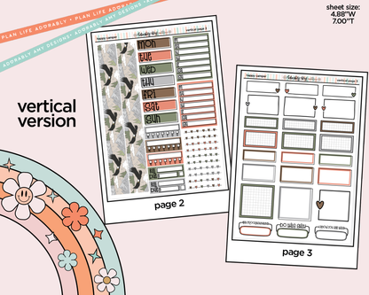 Vertical Happy Camper Kit for Vertical Standard Size Planners or Insert