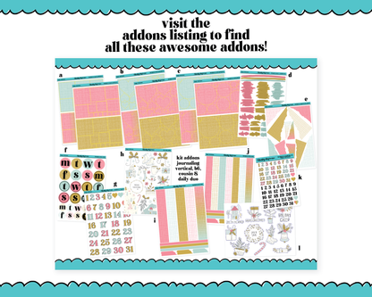 Daily Duo Happy Christmas Weekly Planner Sticker Kit for Daily Duo Planner