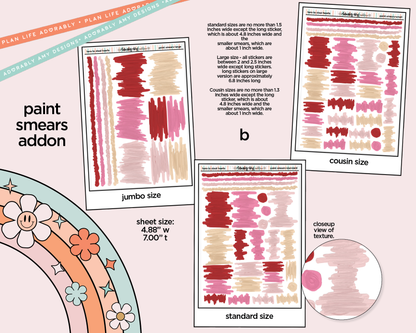 Here to Steal Hearts Valentine Weekly Kit Addons - All Sizes - Strips, Smears and More!