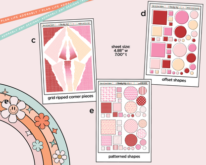 Here to Steal Hearts Valentine Weekly Kit Addons - All Sizes - Strips, Smears and More!