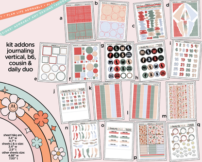 Holly Jolly Vibes Weekly Kit Addons - All Sizes - Strips, Smears and More!