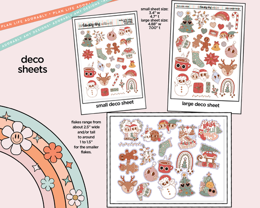 Holly Jolly Vibes Weekly Kit Deco Pages - All Sizes