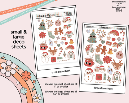 Holly Jolly Vibes Weekly Kit Deco Pages - All Sizes