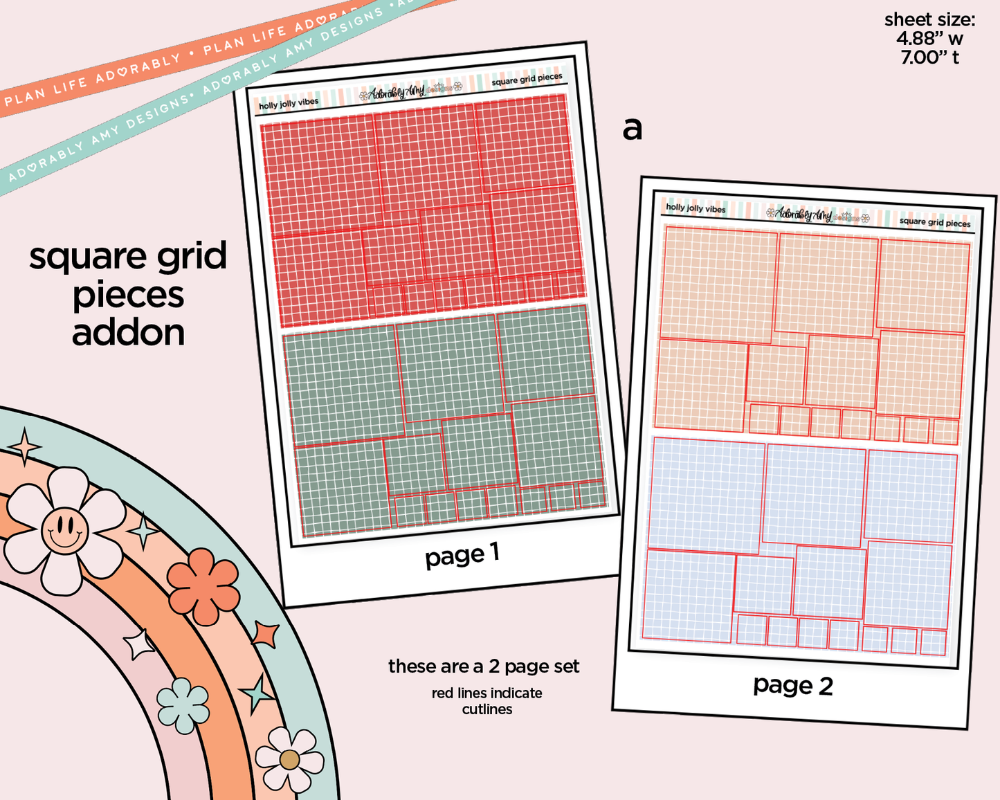 Holly Jolly Vibes Weekly Kit Addons - All Sizes - Strips, Smears and More!