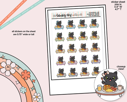 Toothless Cat Hot Breakfast Decoration Character Planner Stickers