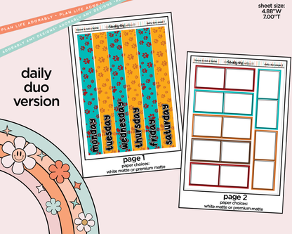 Daily Duo A House Isn't a Home Without a Cat Weekly Planner Sticker Kit for Daily Duo Planner