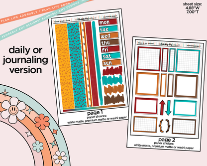 Journaling and Daily Planning A House Isn't a Home Without a Cat Planner Sticker Kit