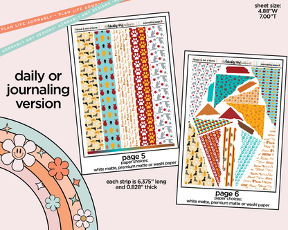 Journaling and Daily Planning A House Isn't a Home Without a Cat Planner Sticker Kit