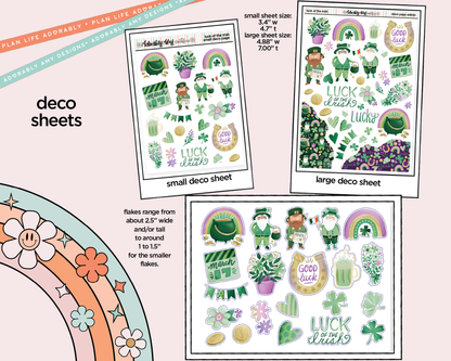 Luck of the Irish Weekly Kit Deco Pages - All Sizes