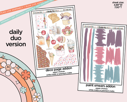 Daily Duo It's Ice Cream Time Weekly Planner Sticker Kit for Daily Duo Planner