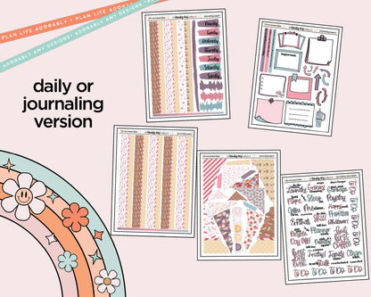 Journaling and Daily Planning It's Ice Cream Time Planner Sticker Kit