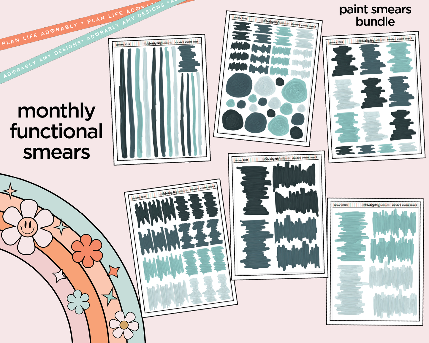 January 2025 Limited Edition Paint Smears Bundle