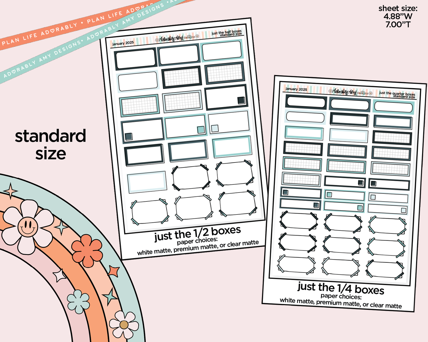 January 2025 Functional Sheets Limited Edition (3 sizes)