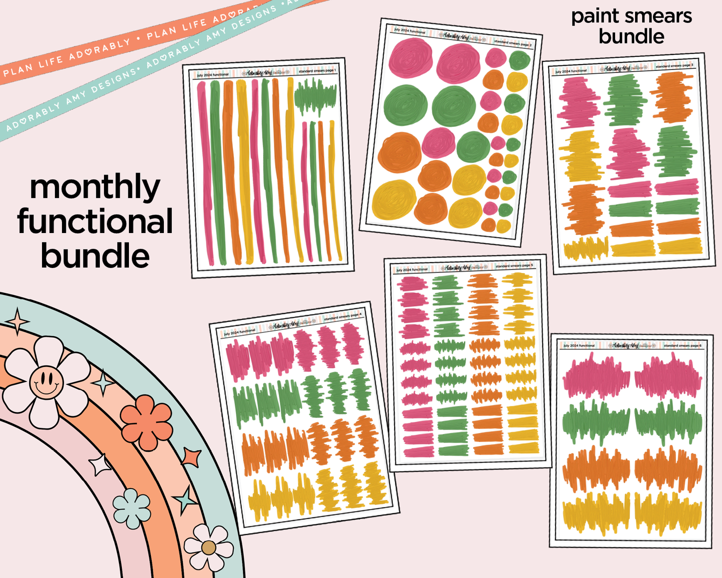 July 2024 Limited Edition Paint Smears Bundle