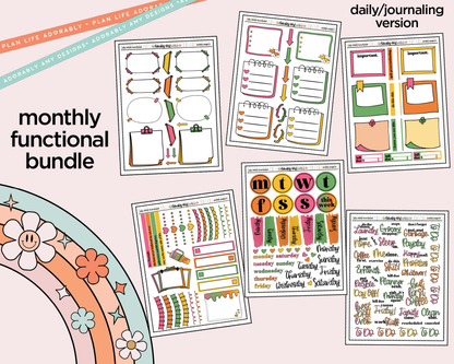 July 2024 Daily Planning Jumbo Size Limited Edition Bundle