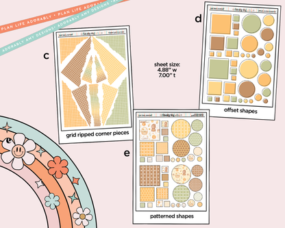 Just Bee Yourself Weekly Kit Addons - All Sizes - Strips, Smears and More! - Adorably Amy Designs
