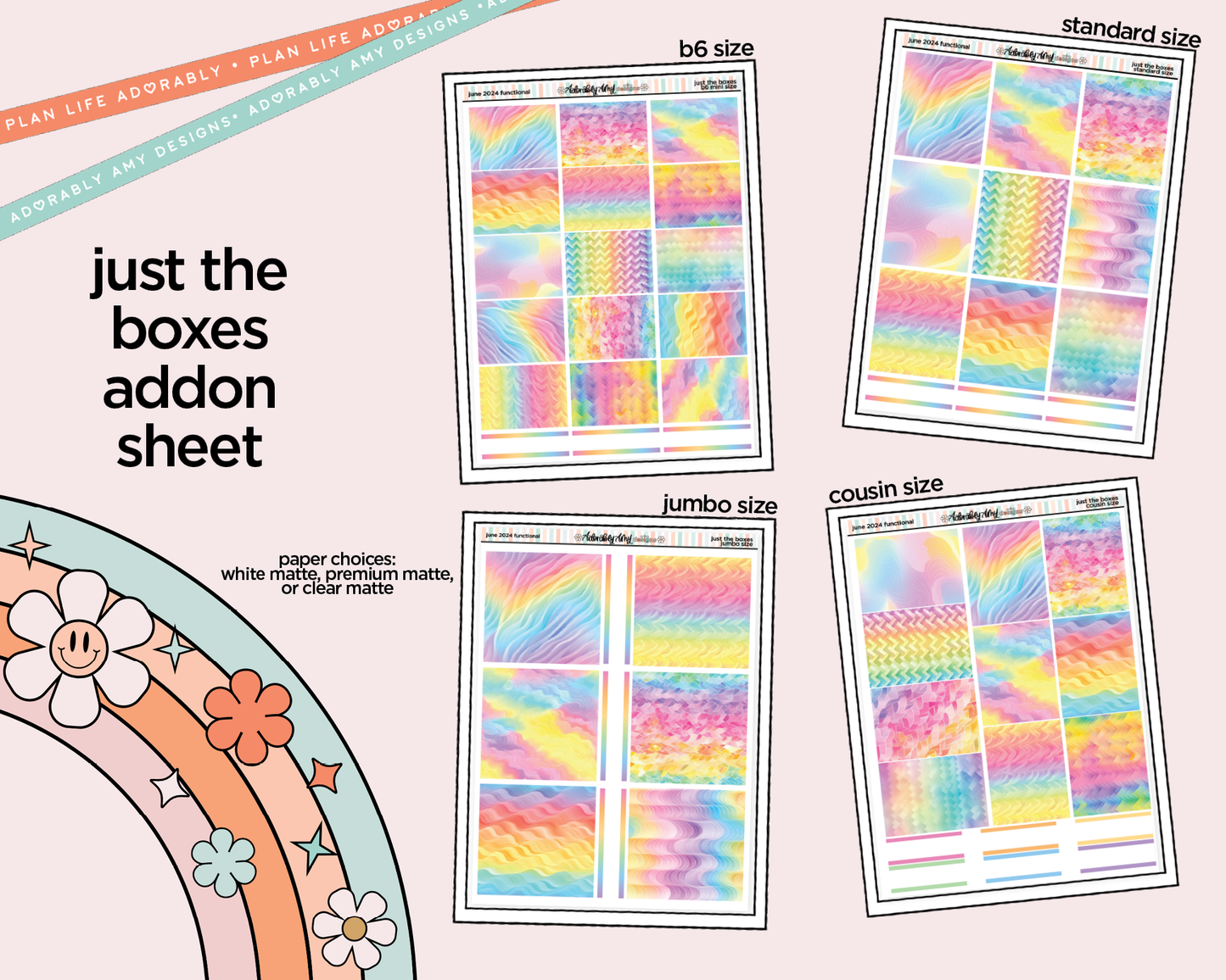 June 2024 Limited Edition Just the Boxes - Functional Pattern Full Boxes