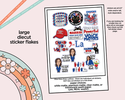 In My Kamala Era Deco Sampler Planner Stickers