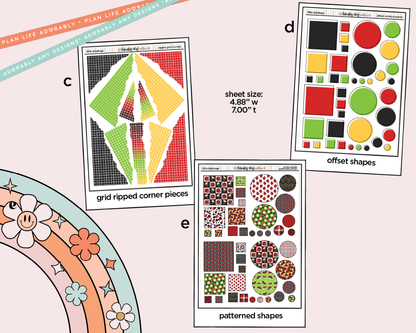 Little Ladybugs Weekly Kit Addons - All Sizes - Strips, Smears and More! - Adorably Amy Designs