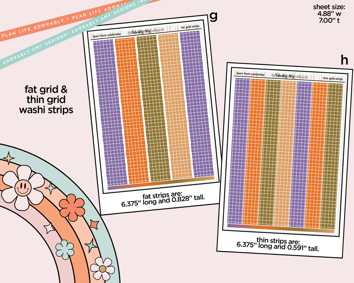Learn From Yesterday Weekly Kit Addons - All Sizes - Strips, Smears and More! - Adorably Amy Designs