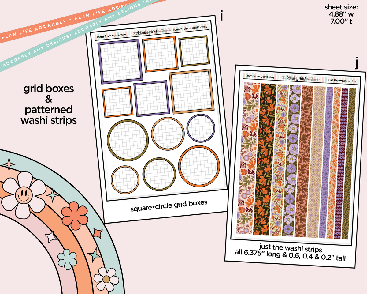 Learn From Yesterday Weekly Kit Addons - All Sizes - Strips, Smears and More! - Adorably Amy Designs