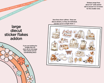 Leaves are Falling Weekly Kit Deco Pages - All Sizes