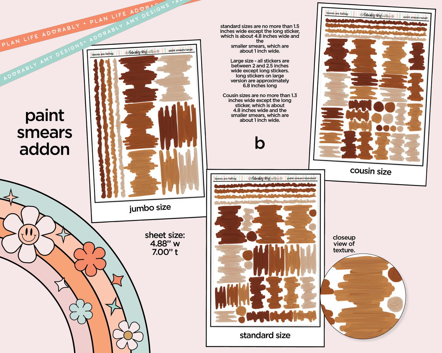 Leaves are Falling Weekly Kit Addons - All Sizes - Strips, Smears and More!