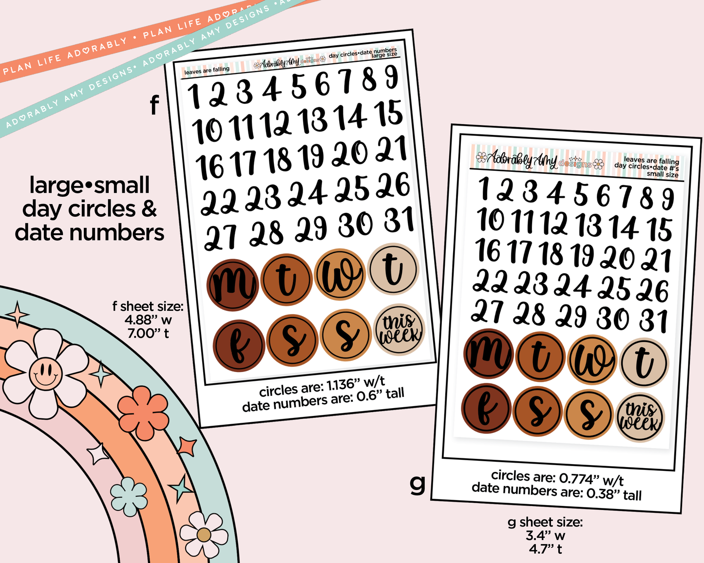 Leaves are Falling Weekly Kit Addons - All Sizes - Strips, Smears and More!