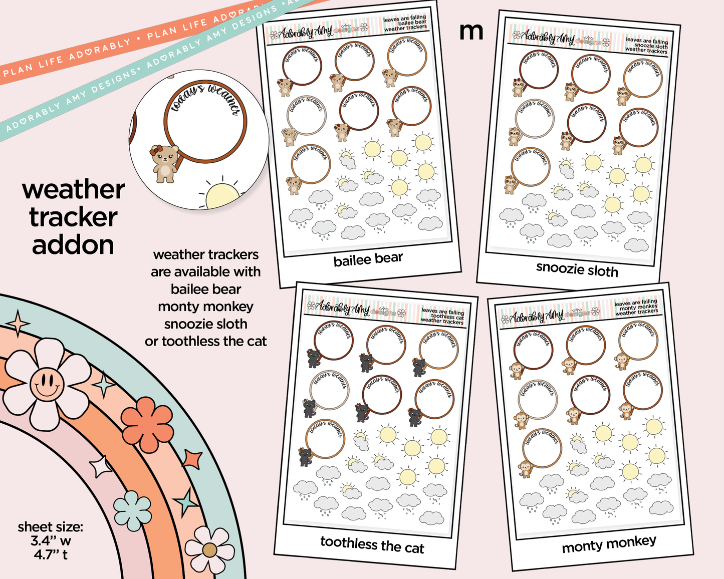 Leaves are Falling Weekly Kit Addons - All Sizes - Strips, Smears and More!