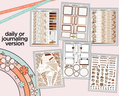 Journaling and Daily Planning Leaves are Falling Planner Sticker Kit