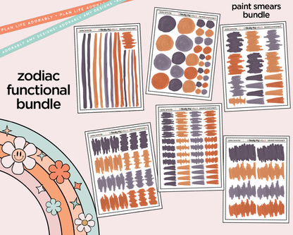 Zodiac Series - Leo Limited Edition Paint Smears Bundle