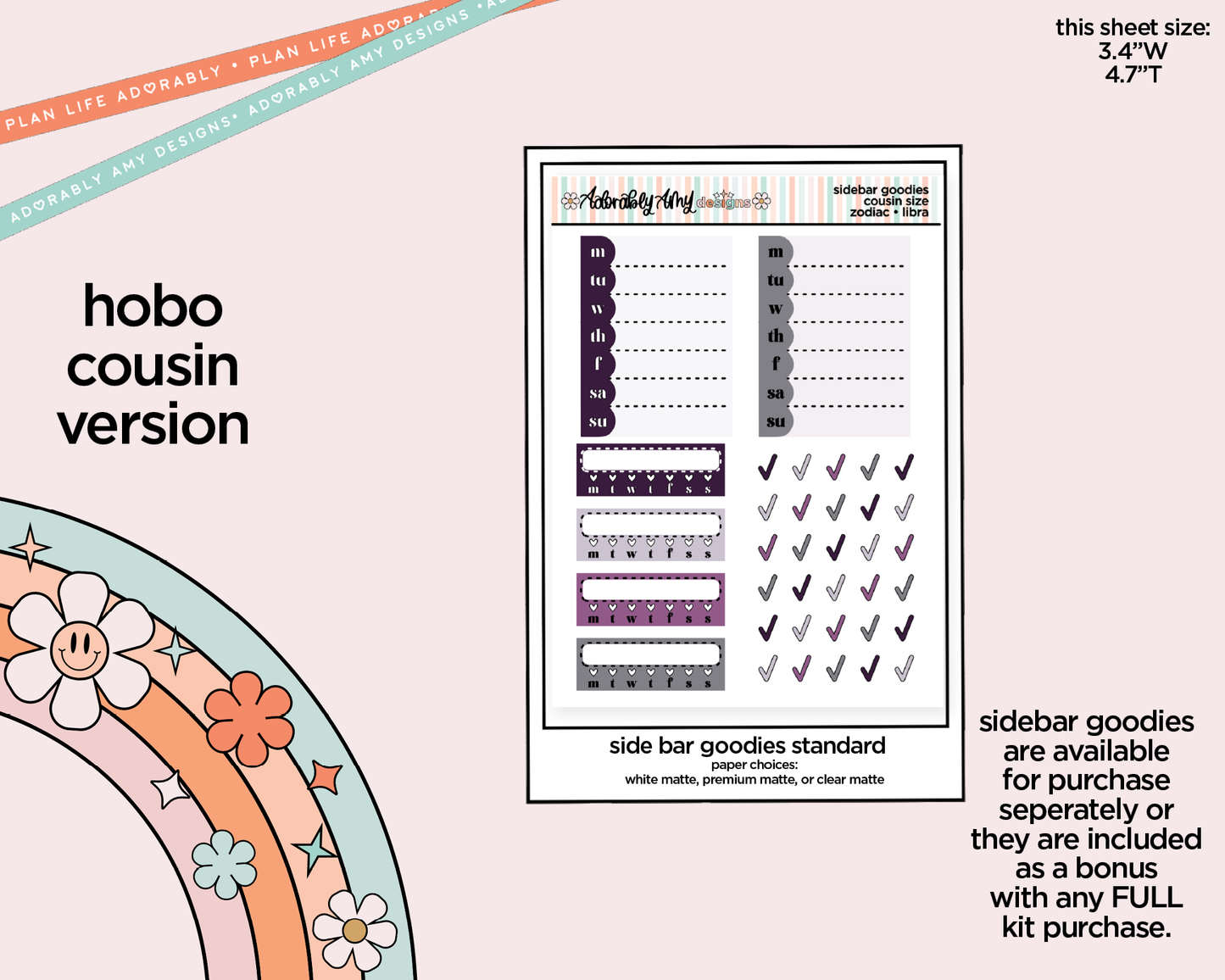 Zodiac Series - Libra Hobo Cousin Size Limited Edition Bundle