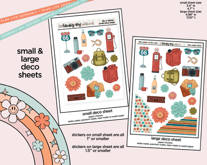 Life's Better on the Road Weekly Kit Deco Pages - All Sizes