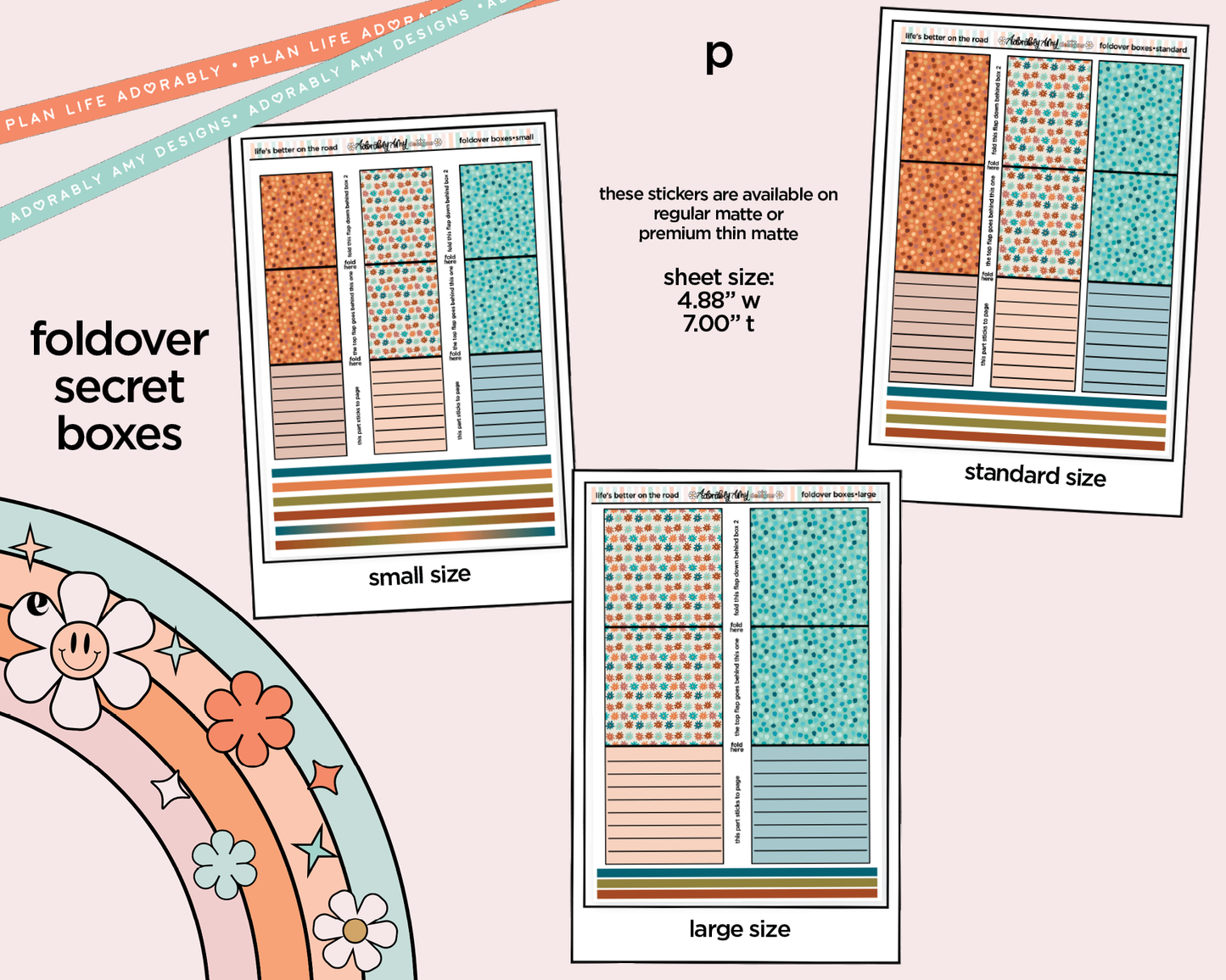 Life's Better on the Road Weekly Kit Addons - All Sizes - Strips, Smears and More!
