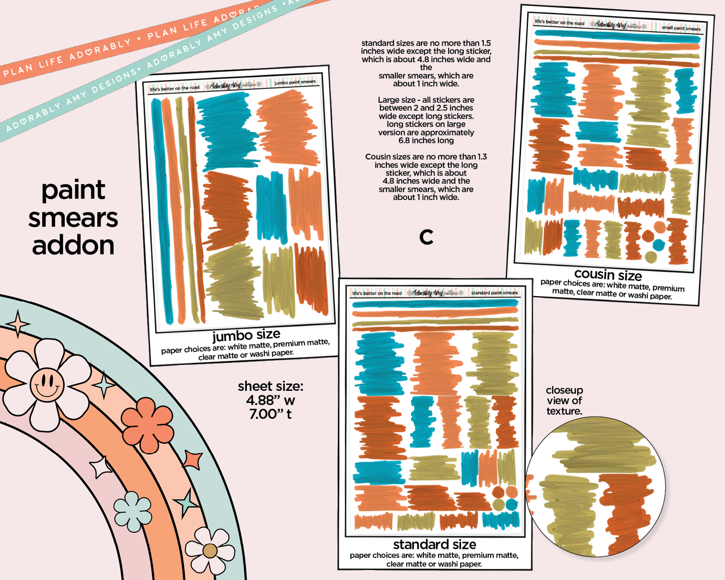 Life's Better on the Road Weekly Kit Addons - All Sizes - Strips, Smears and More!