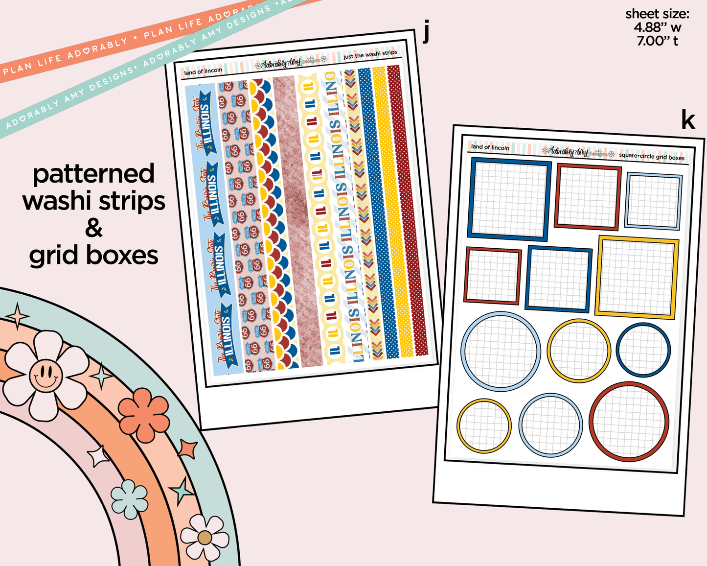 Land of Lincoln Weekly Kit Addons - All Sizes - Strips, Smears and More!