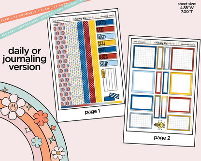 Journaling and Daily Planning Land of Lincoln Planner Sticker Kit