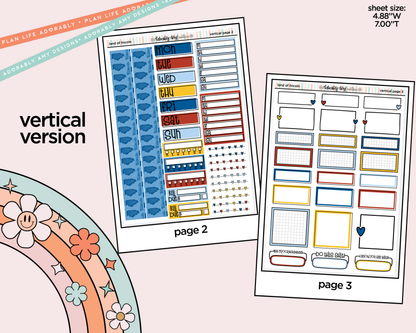 Vertical Land of Lincoln Kit for Vertical Standard Size Planners or Insert