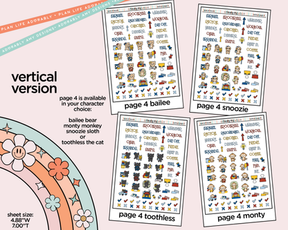 Vertical Land of Lincoln Kit for Vertical Standard Size Planners or Insert