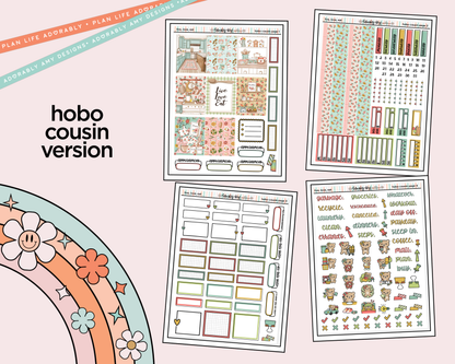 Hobonichi Cousin Weekly Live, Love, Eat Planner Sticker Kit for Hobo Cousin or Similar Planners