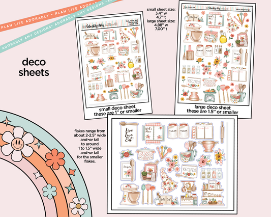 Live, Love, Eat Weekly Kit Deco Pages - All Sizes