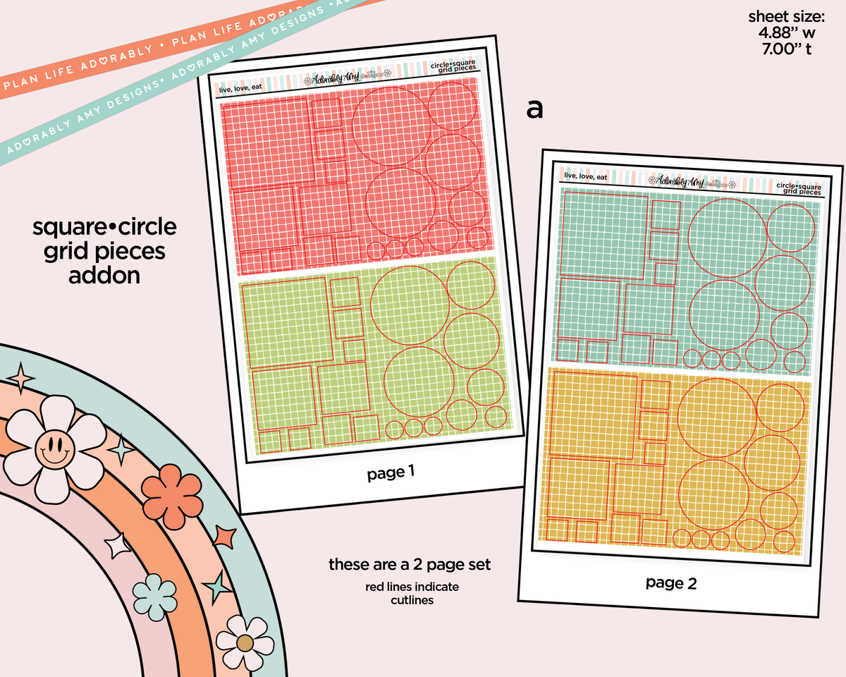 Live, Love, Eat Weekly Kit Addons - All Sizes - Strips, Smears and More!