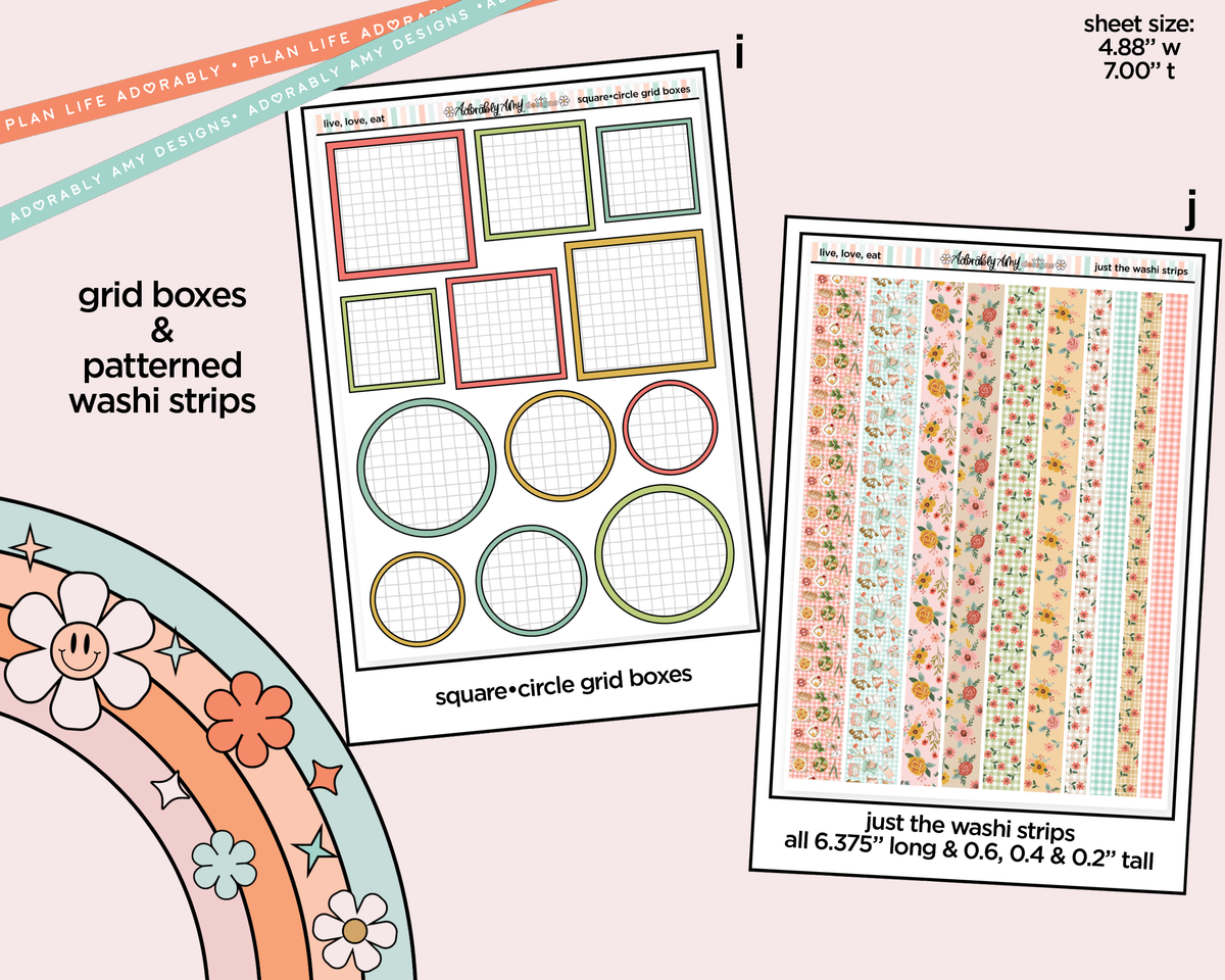 Live, Love, Eat Weekly Kit Addons - All Sizes - Strips, Smears and More!