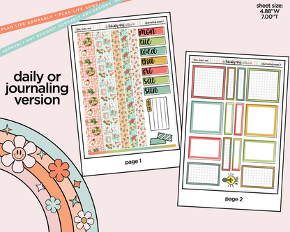 Journaling and Daily Planning Live, Love, Eat Planner Sticker Kit