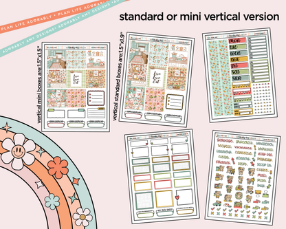 Vertical Live, Love, Eat Collection Kit for Vertical Standard Size Planners or Insert