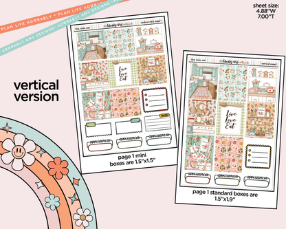 Vertical Live, Love, Eat Collection Kit for Vertical Standard Size Planners or Insert