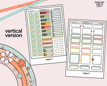 Vertical Live, Love, Eat Collection Kit for Vertical Standard Size Planners or Insert